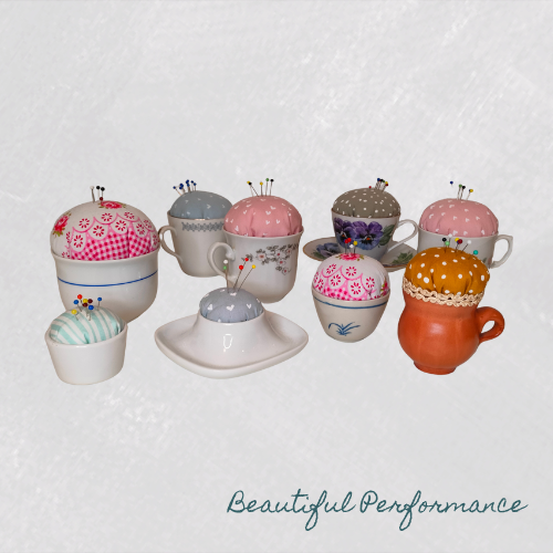 Nuppineulatyyny kupissa