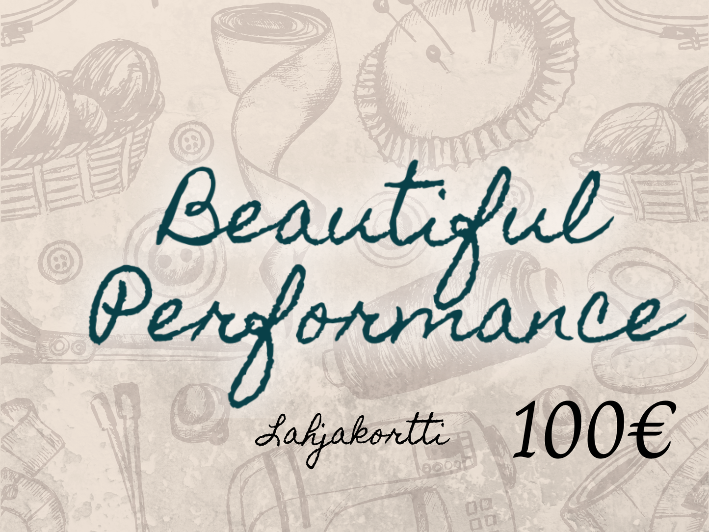 Beautiful Performance lahjakortti
